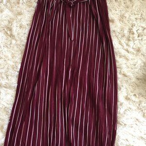 Pleated Tie Waste Shirt